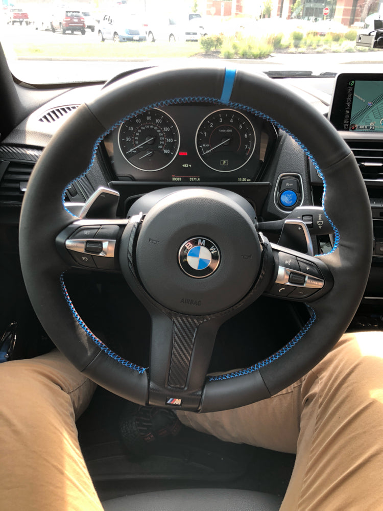 Steering Wheel (Alcantara + Leather) for BMW Series F 1-4 (F20/F22/F30/F32)