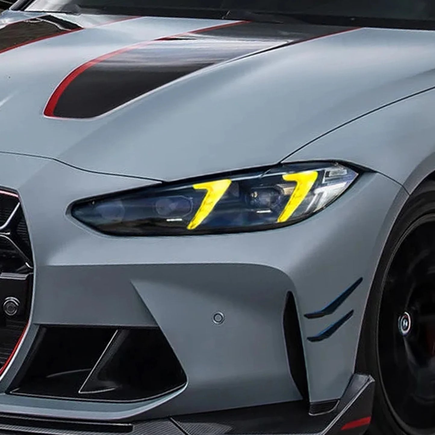 Żółte moduły DRL do BMW M3/M4 LCI 2024+ (G80/G81/G82/G83)