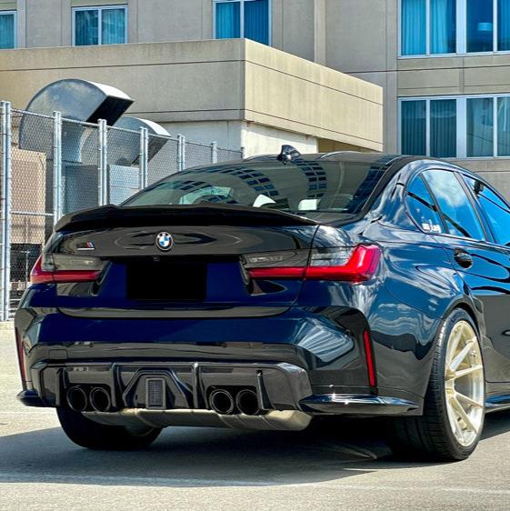 'F1 Style' Diffuser for BMW M3/M4 (G80/G81/G82/G83) in Gloss Black