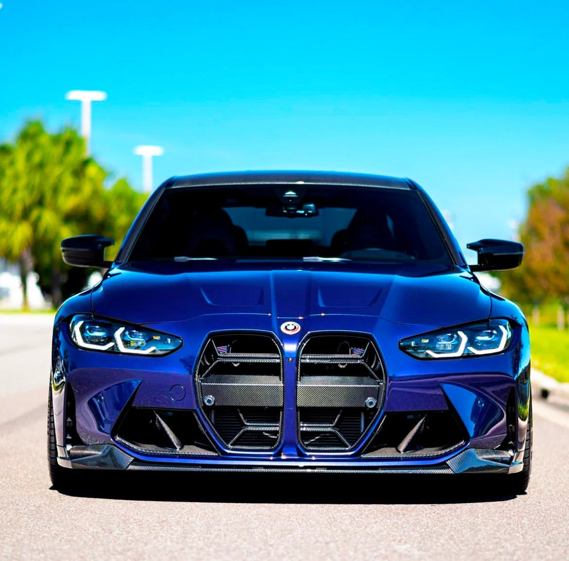 Karbonowy Splitter Przedni 'Performance Style' do BMW M3/M4 (G80/G81/G82/G83)