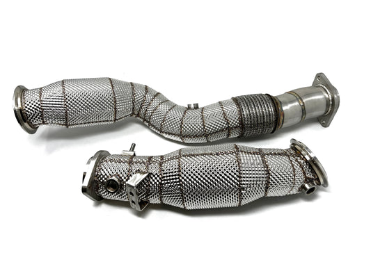 Sporty Downpipe with 200 cpsi catalyst for BMW S58 - M2/M3/M4 (G87/G80/G81/G82/G83)