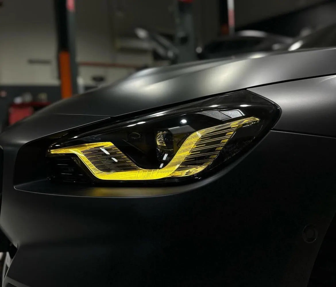 Żółte moduły DRL do BMW M2 G87 oraz Serii 2 G42