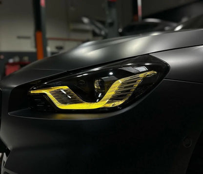 Żółte moduły DRL do BMW M2 G87 oraz Serii 2 G42