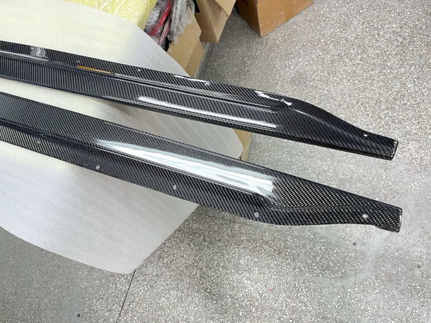 Karbonowe Dokładki Progowe 'LowLine Style' do BMW M4 G82/G83